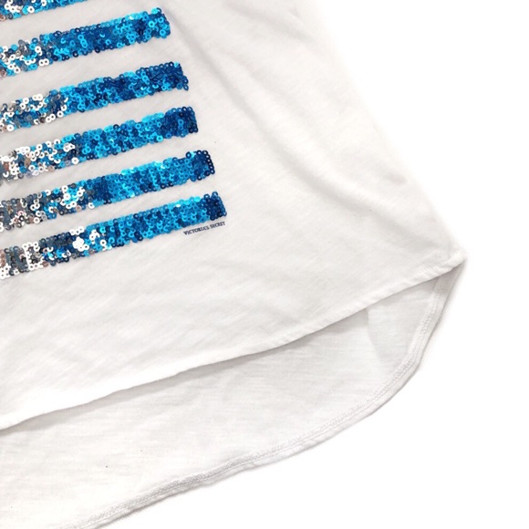 Victoria’s Secret PINK Sequin Flag Tank Top • XS - Picture 2 of 5